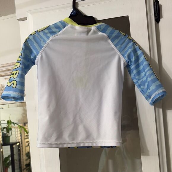 Star Wars Kids Swim Shirt - Blue and White Super Cute! - Picture 3 of 5